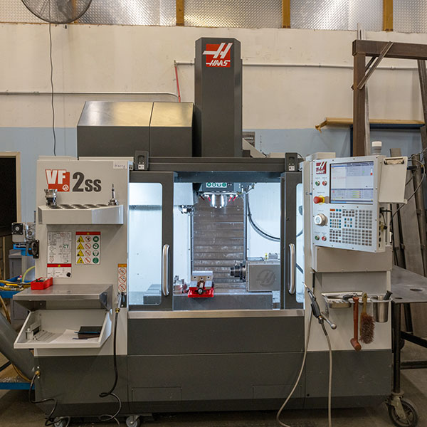 Werner Machine uses 4-axis rotary tables to take a 3-axis CNC machine and turn it into a 4-axis CNC machine for cuts along a fourth axis.